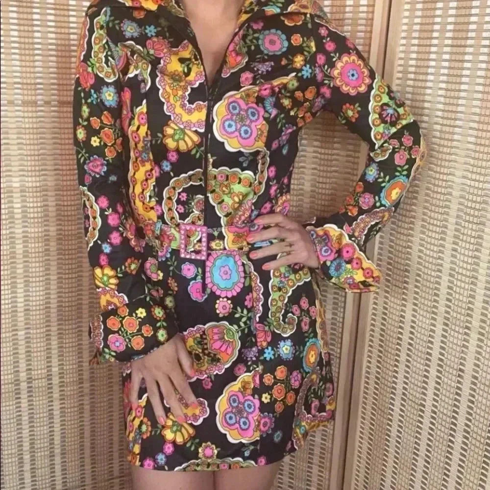 Fun colored  Fun Dress .. adorable full of color